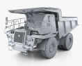 Astra RD40 Dump Truck 2017 3d model clay render
