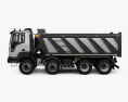 Astra HD9 (84-52) Dump Truck 4-axle with HQ interior 2012 3d model side view