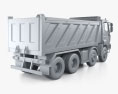 Astra HD9 (84-52) Dump Truck 4-axle with HQ interior 2012 3d model