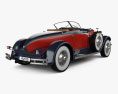 Auburn Boattail Speedster 8-115 with HQ interior and engine 1931 3d model back view
