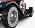Auburn Boattail Speedster 8-115 с детальным интерьером и двигателем 1931 3D модель