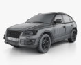 Audi Q5 2012 3d model wire render