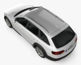 Audi A4 Allroad Quattro 2010 3D模型 顶视图