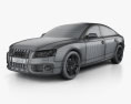 Audi S5 Sportback 2012 3D模型 wire render