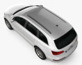 Audi Q7 2012 3D模型 顶视图