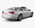 Audi A8 (D4) 2012 3d model back view