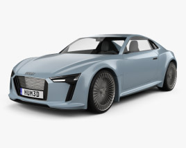 3D model of Audi e-tron 2010