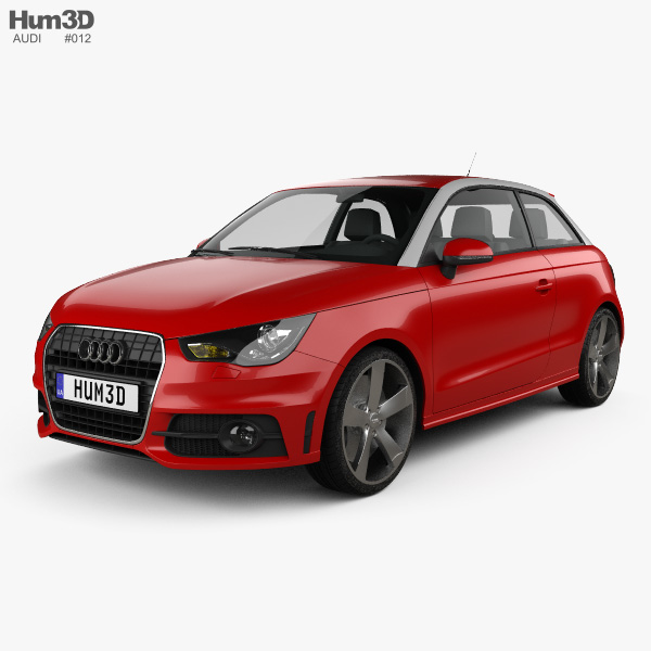Audi A1 2013 3D 모델 
