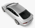 Audi A7 Sportback 2013 3D模型 顶视图