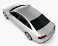 Audi A6 sedan 2012 3d model top view