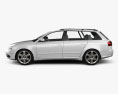 Audi S4 Avant 2007 3D模型 侧视图
