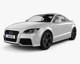 Audi TT RS Coupe with HQ interior 2013 3D model