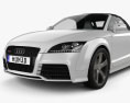 Audi TT RS 雙座敞篷車 带内饰 2013 3D模型