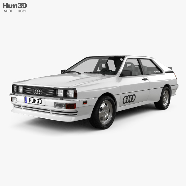 Audi Quattro 1980 3D-Modell