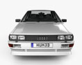 Audi Quattro 1980 3D模型 正面图
