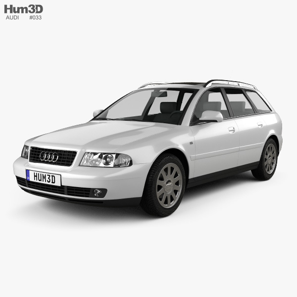 Audi A4 Avant 2001 3D model
