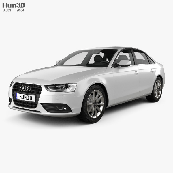 Audi A4 sedan 2016 3D model