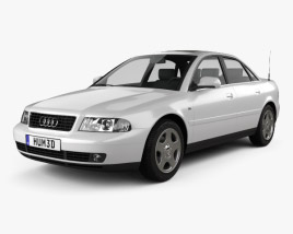 Audi A4 Sedán 2001 Modelo 3D