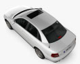 Audi A4 sedan 2001 3d model top view