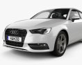 Audi A3 掀背车 3门 2016 3D模型