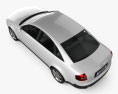Audi A6 saloon (C5) 2004 3D模型 顶视图