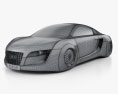 Audi RSQ 2004 3D модель wire render
