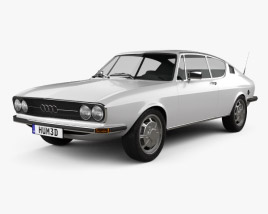 3D model of Audi 100 Coupe S 1970