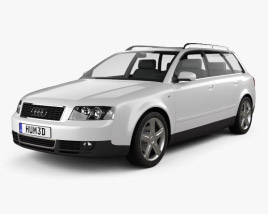 3D model of Audi A4 (B6) avant 2005