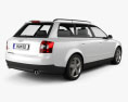 Audi A4 (B6) avant 2005 3d model back view