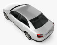 Audi A4 (B6) セダン 2005 3Dモデル top view