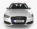 Audi A3 Sportback S-Line 2016 Modelo 3D vista frontal