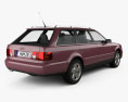 Audi A6 (C4) avant 1997 3d model back view