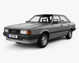 3D model of Audi 80 (B2) 1985