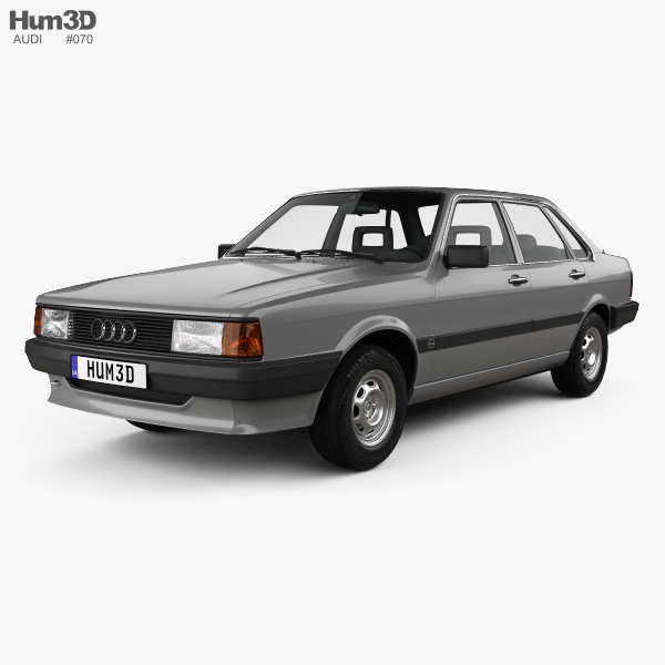 Audi 80 (B2) 1985 3Dモデル