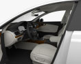 Audi A7 Sportback with HQ interior 2014 3d model seats