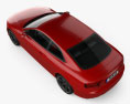 Audi RS5 купе з детальним інтер'єром 2014 3D модель top view