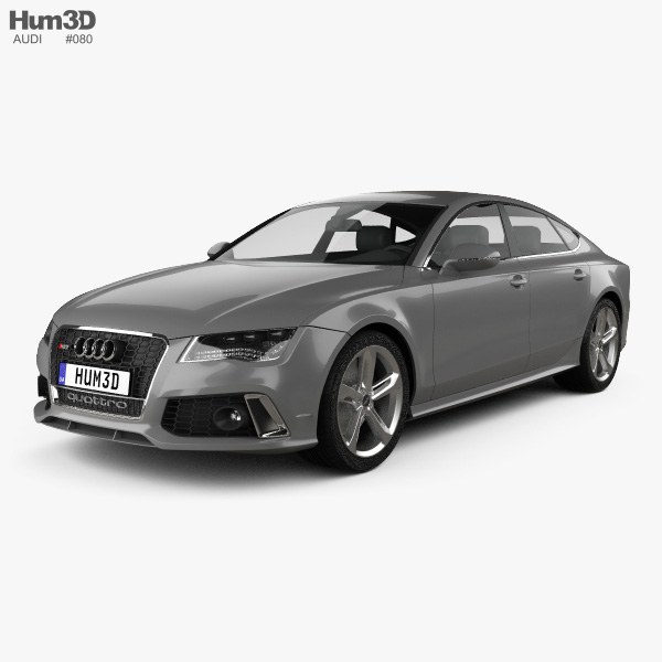 Audi RS7 (4G) sportback 2016 3Dモデル