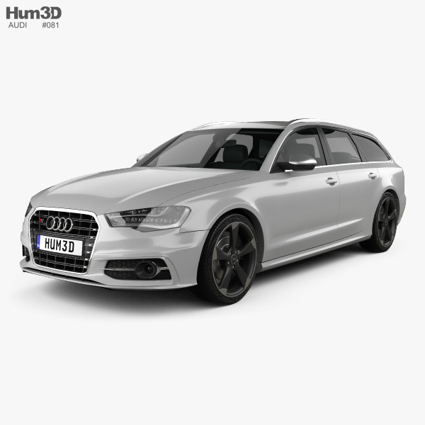 Audi S6 (C7) avant 2015 3Dモデル