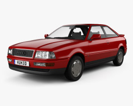 3D model of Audi Coupe 1996