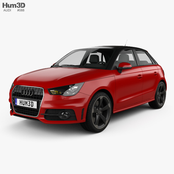 Audi A1 sportback 2015 3D model