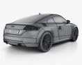 Audi TT (8S) 쿠페 2017 3D 모델 