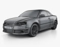 Audi RS 4 convertible 2008 3d model wire render