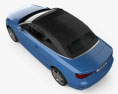 Audi A3 敞篷车 S-line 2016 3D模型 顶视图
