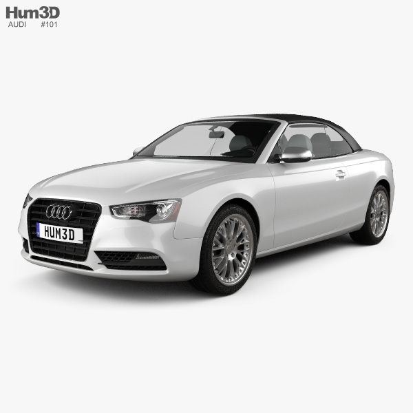 Audi A5 cabriolet 2015 3D model