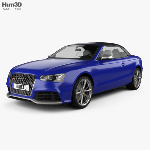 Audi RS5 Кабриолет 2015 3D модель