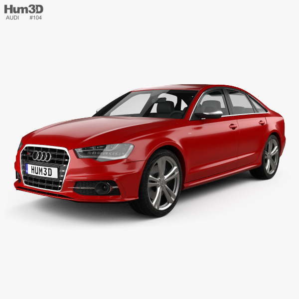 Audi S6 (C7) saloon 2015 3D模型
