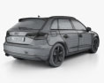 Audi A3 Sportback 2016 Modello 3D