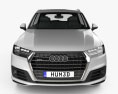 Audi Q7 S-line 2019 3d model front view