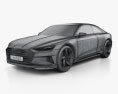 Audi Prologue Piloted Driving 2015 3d model wire render