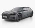 Audi Prologue Avant 2015 3d model wire render